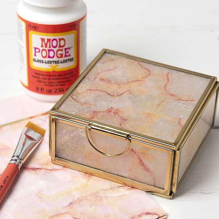 Mod Podge Gloss Sealer, Glue & Finish: All-in-One Craft Solution- Quick Dry, Easy Clean, for Wood, Paper, Fabric & More. Non-Toxic - Craft with Confidence, Made in USA, 16 oz., Pack of 1 - Image 7