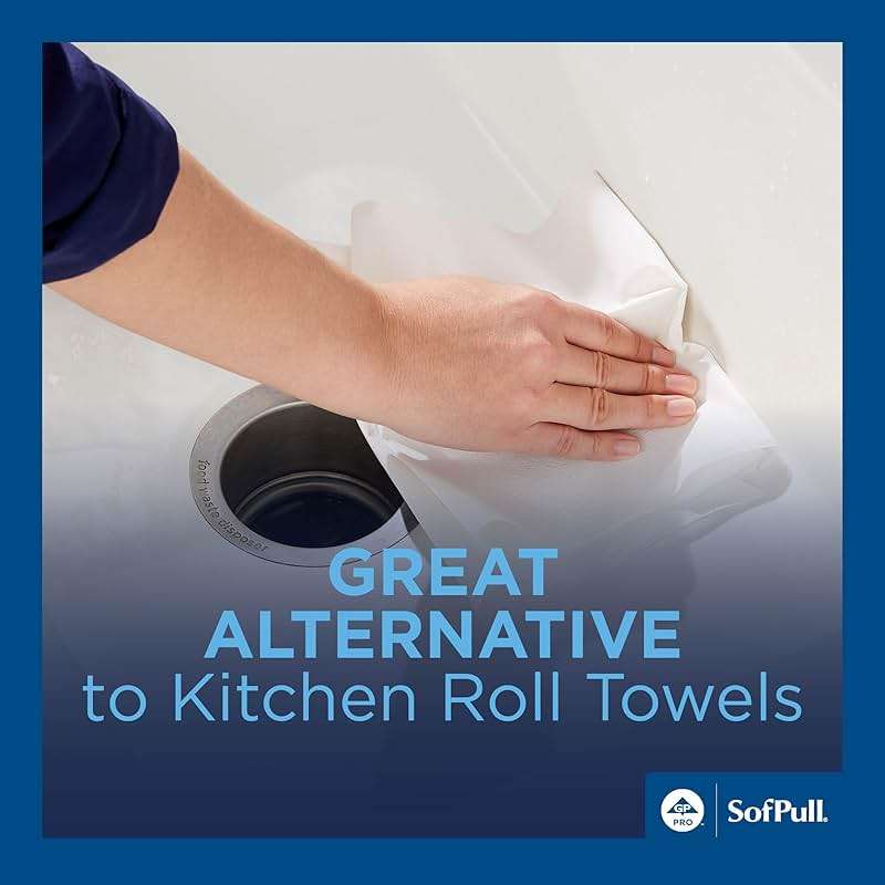 SofPull Centerpull Regular by Georgia-Pacific PRO Premium Paper Towel Dispenser Refills, White, 324 Sheets Per Roll, 6 Rolls Per Case, 28124 - Image 8