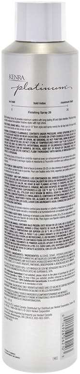 Kenra Professional Platinum Finishing Spray 26 | Maximum Hold Hairspray | Fast-drying, Non-Flaking, Non-Drying | Humidity-Resistant |All-Day Style Retention |High-Shine Finish |All Hair Types - Image 7