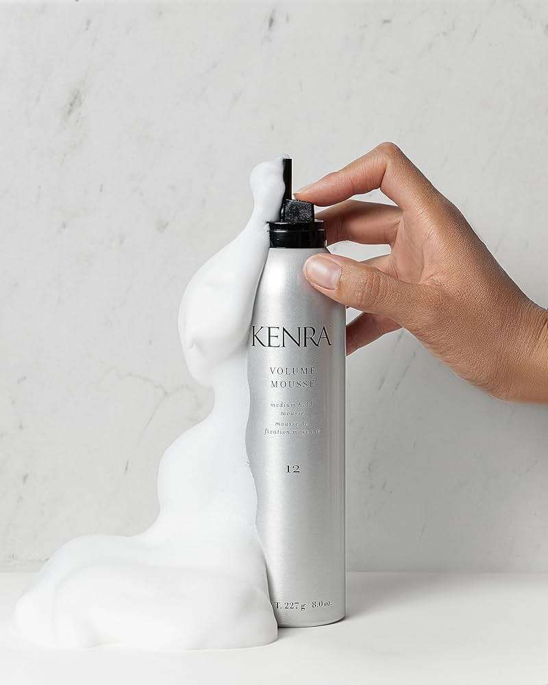 Kenra Professional Volume Mousse 12 | Firm Hold Mousse | Alcohol Free | Non-drying, Non-flaking Lightweight Formula | Tames Frizz & Conditions | Thermal Protection up to 45F | All Hair Types - Image 5