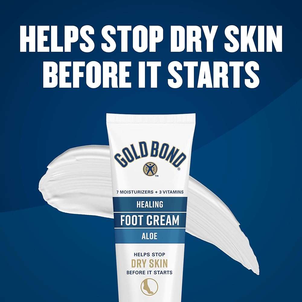 Gold Bond Healing Foot Cream for Dry Feet, 4 oz, With Aloe, Nourishes & Softens for Healthier Looking Feet - Image 8