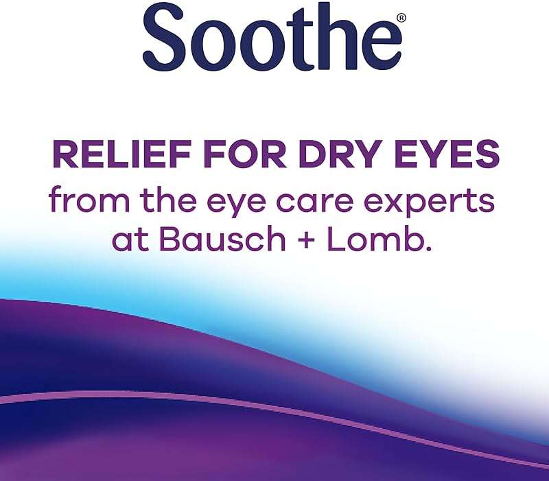 Soothe Preservative-Free Lubricant Eye Drops, Dry Eye Relief, Moisturizing, For Fast Relief & Gentle Enough for Sensitive Eyes and LASIK Dryness, Single-Use Vials, 30 Count - Image 2