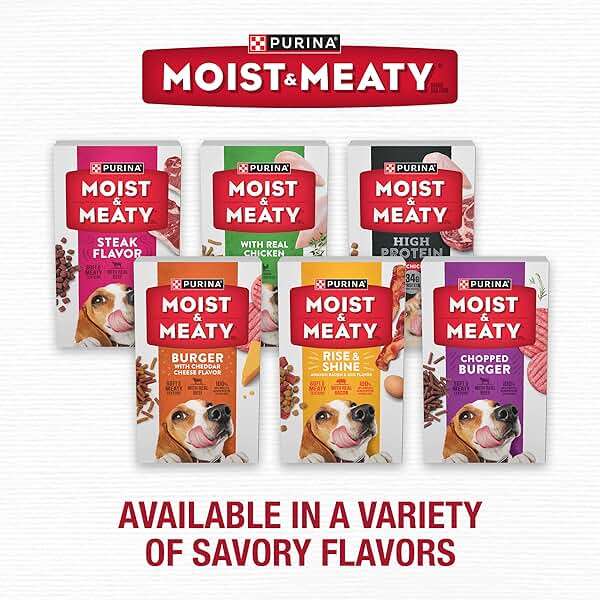 Purina Moist and Meaty Steak Flavor Soft Dog Food Pouches - 36 ct. Pouch - Image 8