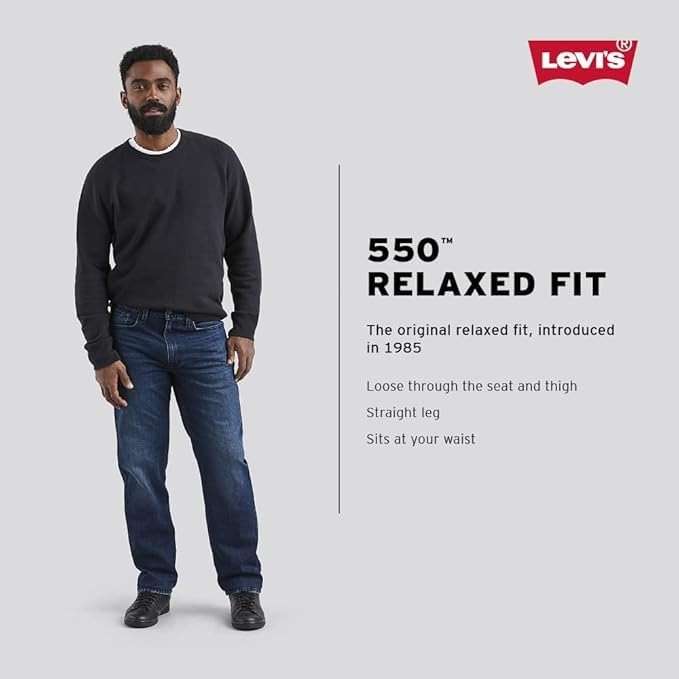 Levi's Men's 550 Relaxed Fit Jeans - Image 4