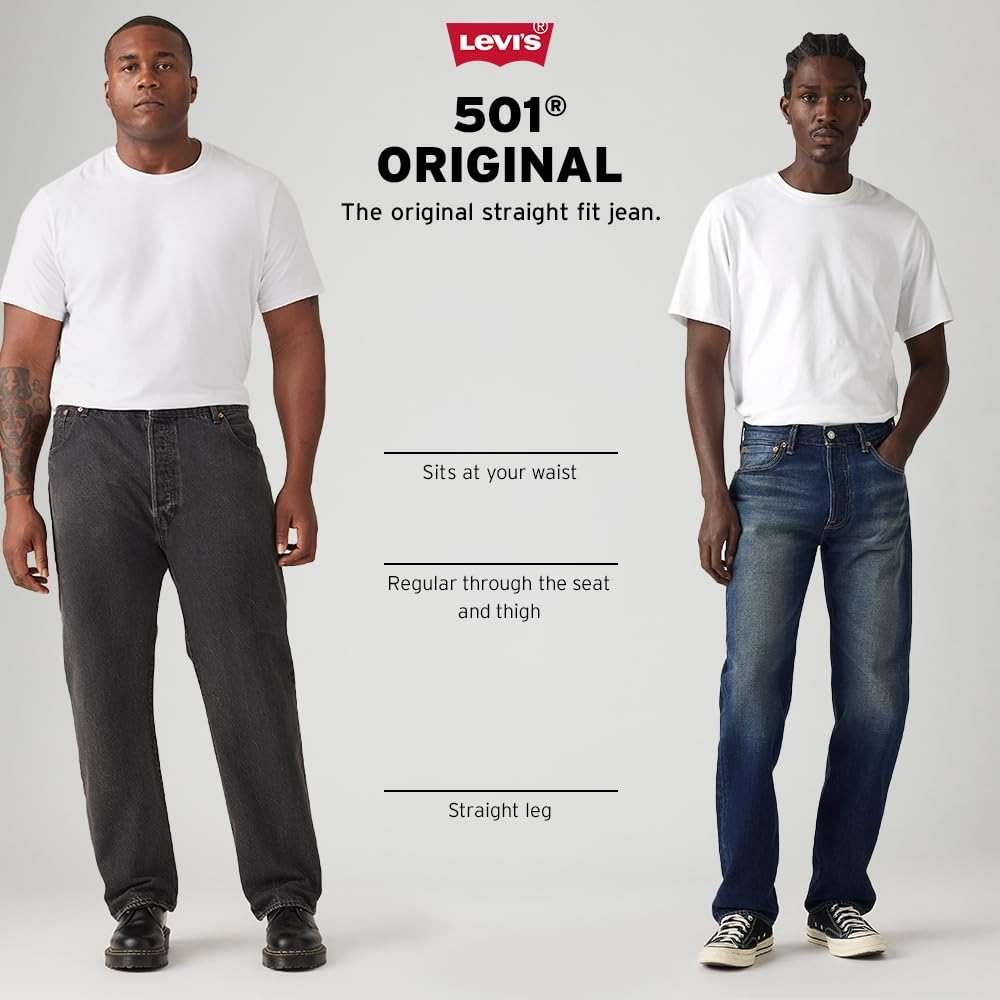 Levi's Men's 501 Original Fit Jeans (Also Available in Big & Tall) - Image 5