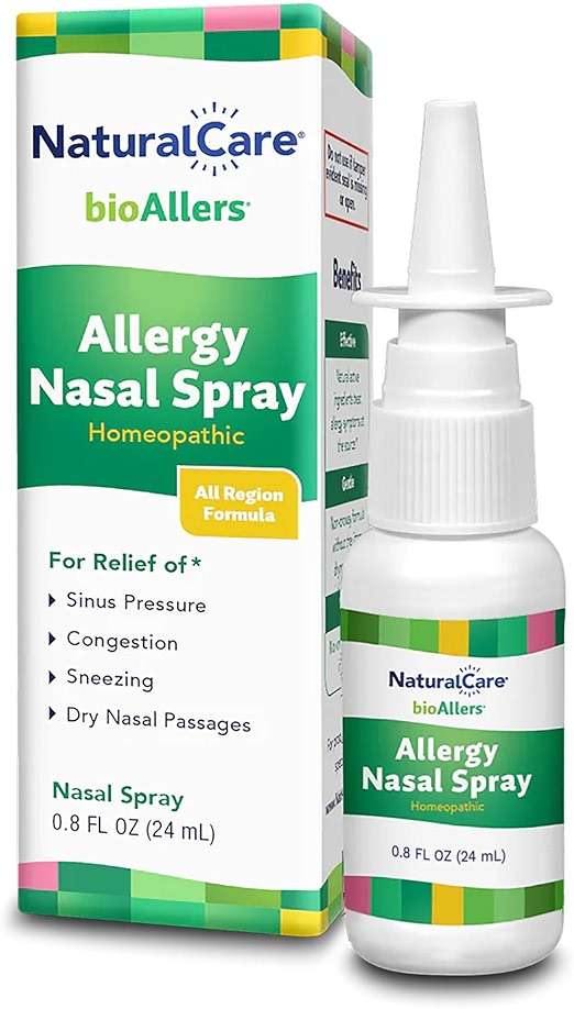 bioAllers NaturalCare Homeopathic Allergy Nasal Spray, 1 Fl Oz | May Help Relieve Sinus Pressure, Congestion, Sneezing, Runny Nose & Itchy, Watery Eyes - Image 1
