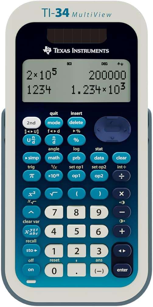Texas Instruments TI-34 MultiView Scientific Calculator - Image 2