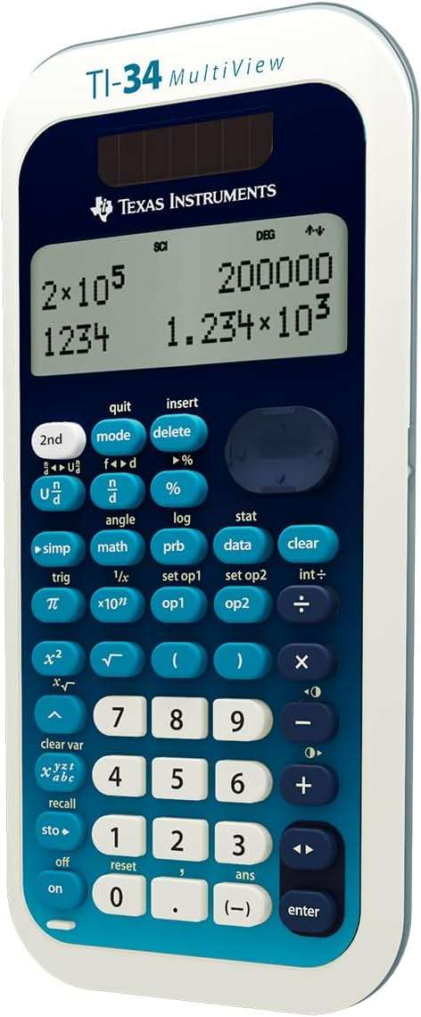 Texas Instruments TI-34 MultiView Scientific Calculator - Image 4