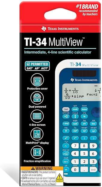 Texas Instruments TI-34 MultiView Scientific Calculator - Image 5