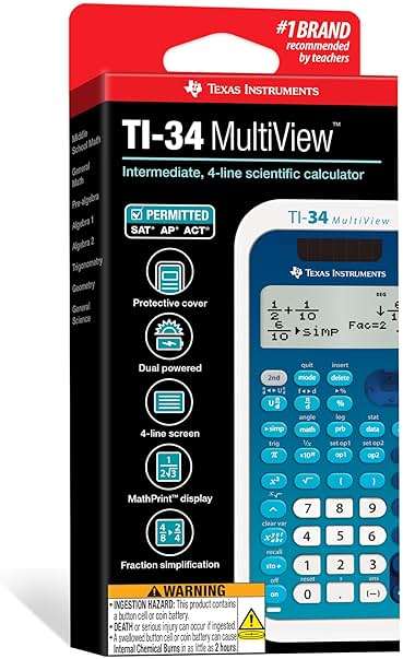Texas Instruments TI-34 MultiView Scientific Calculator - Image 10