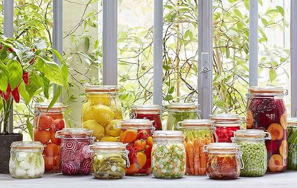 Le Parfait Super Jar 2L (64oz) French Glass Preserving Jar w/Airtight Rubber Seal & Wire Bail Closure - BPA-Free Canning Jar for Pickles, Fruits, Sauces & Food Storage - Made in France Since 1930 1PK - Image 3