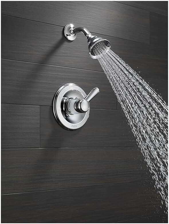 Delta Lahara 14 Series 5-Setting Shower Faucet Set, Chrome Shower Head and Handle Set, Valve Trim Kit, Chrome T14238 (Valve Not Included) - Image 2