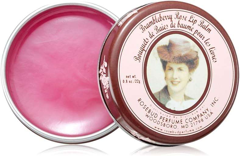 Rosebud Lip Balm, Brambleberry Rose, .8 Ounce - Image 1