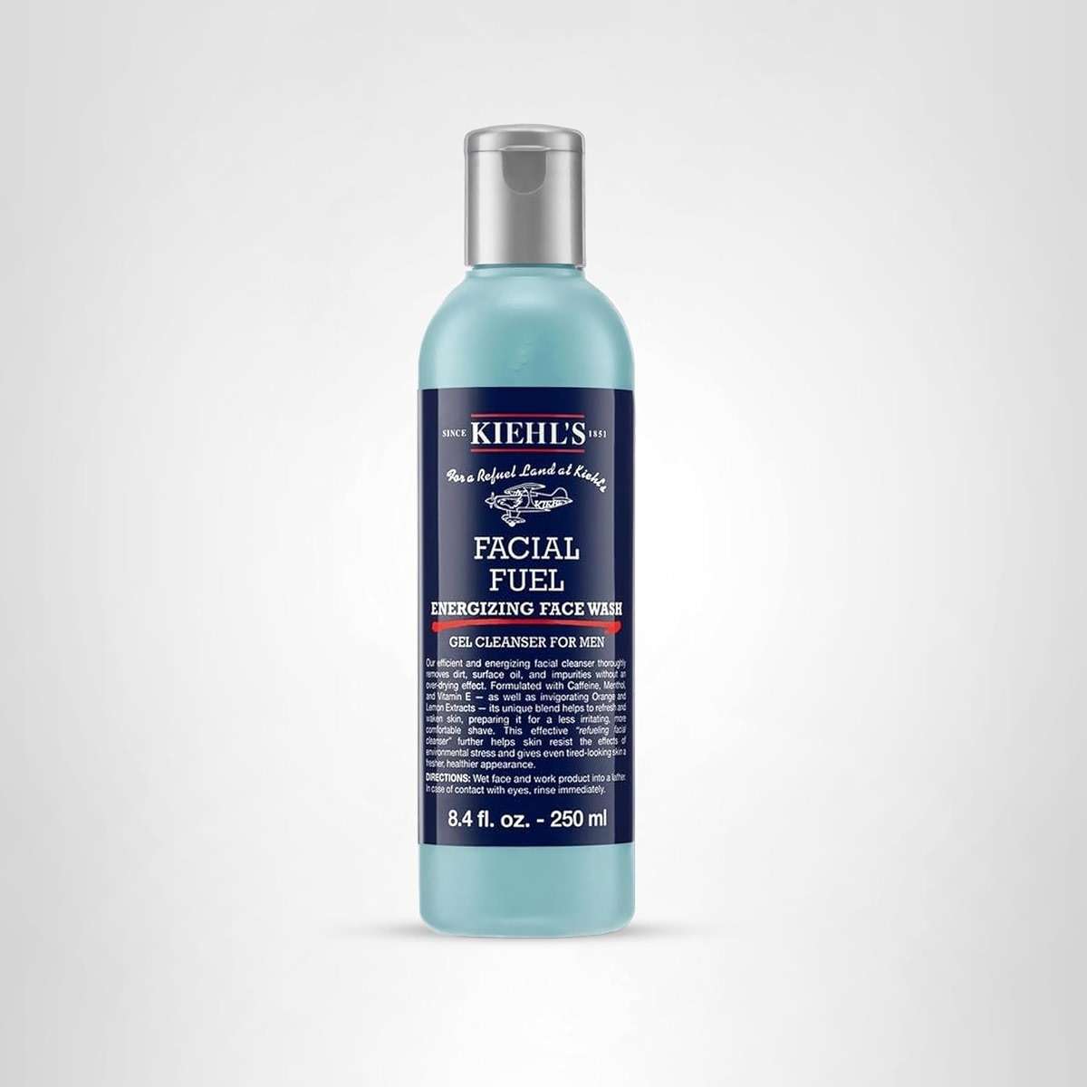 Kiehl's Facial Fuel Face Wash, Refreshing + Invigorating Men's Gel Cleanser, with Caffeine, Vitamin E and Menthol, Non-Drying Formula Moisturizes Skin, Great for Clogged Pores, for All Skin Types - Image 9