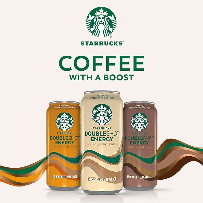 Starbucks Doubleshot Energy Drink Coffee Beverage, Vanilla, Iced Coffee, 15 fl oz Cans (12 Pack) - Image 4