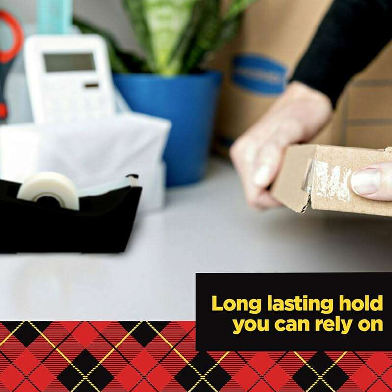 Scotch Transparent Tape, Clear Tape Engineered for Office and Home Use, 1 Inch Core 3/4 in x 1000 in, 3 Boxes - Image 6