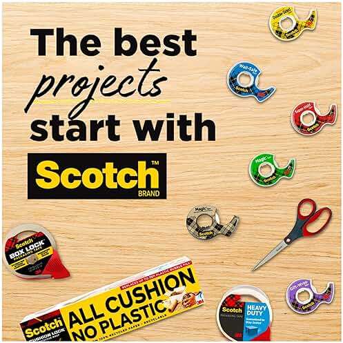 Scotch Multi-Purpose Stainless Steel Scissors, 8 Inches, Red & Gray, Great for Home, School and Office - Image 9