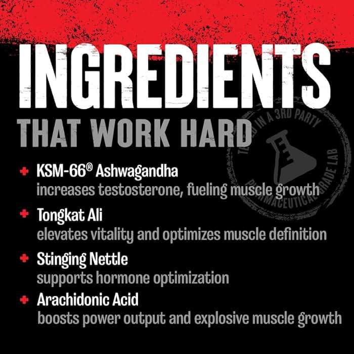 Animal Test Testosterone Booster for Men - Male Enhancing Supplement Libido Booster for Strength Athletes & Bodybuilders to Increase Stamina, Endurance, Muscle Growth, All-in-One Packs – 21 Day Cycle - Image 7