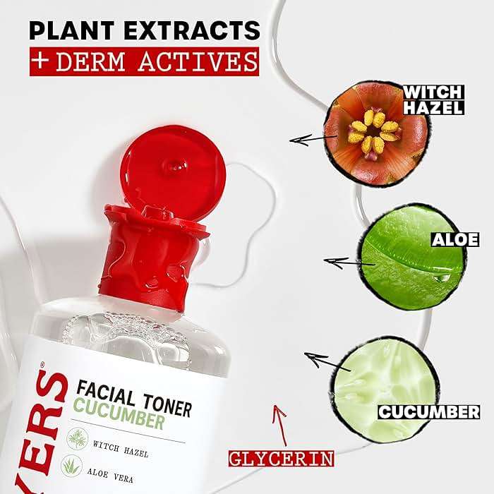 THAYERS Alcohol-Free, Hydrating Cucumber Witch Hazel Facial Toner with Aloe Vera Formula, Vegan, Dermatologist Tested and Recommended, 12 Oz (Packaging May Vary) - Image 5