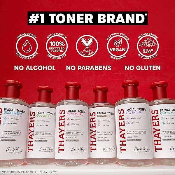 THAYERS Alcohol-Free, Hydrating Cucumber Witch Hazel Facial Toner with Aloe Vera Formula, Vegan, Dermatologist Tested and Recommended, 12 Oz (Packaging May Vary) - Image 8