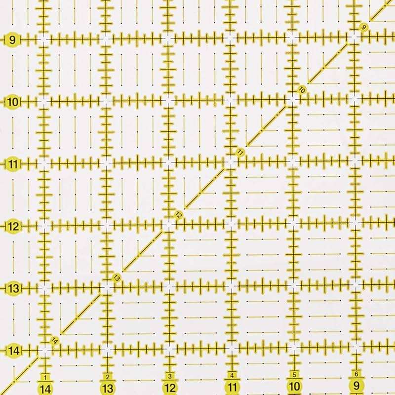 Omnigrid 15" x 15" Square Quilting and Sewing Ruler - Image 3