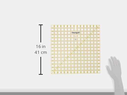 Omnigrid 15" x 15" Square Quilting and Sewing Ruler - Image 4