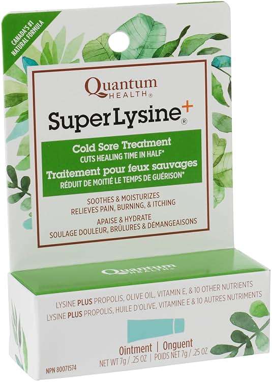 Quantum SuperLysine+ Cold Sore Treatment Ointment|Relieves Pain, Burning, and Itching|Cuts Healing Time in Half|0.25 Ounce - Image 5