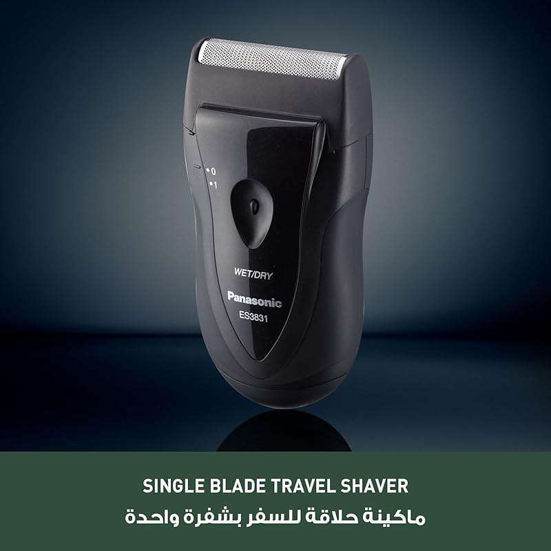 Panasonic Electric Razor for Men, Cordless Wet Dry Lightweight Shaver with Ergonomic Grip, ES3831K, Black - Image 2