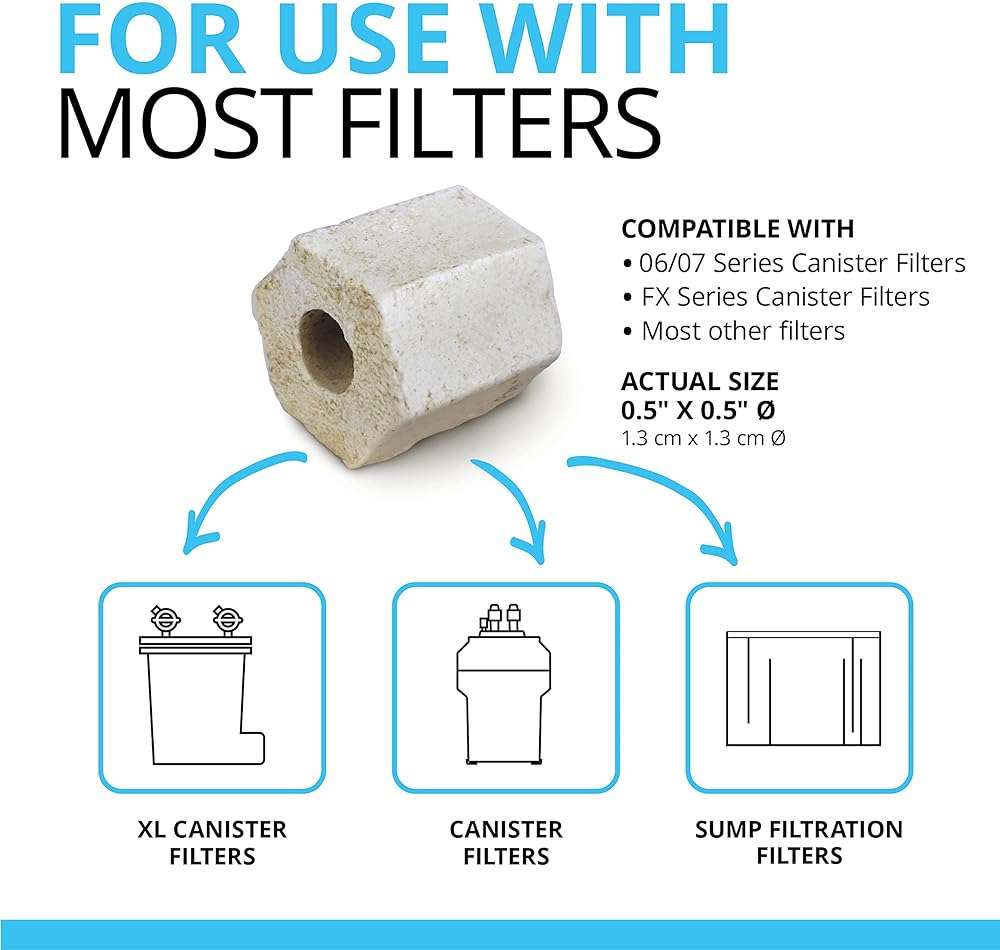 Fluval Pre-Filter Media, Mechanical Filter Media for Aquariums, Ceramic Rings, 26.45 OZ - Image 5