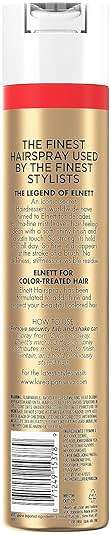 L'Oreal Paris Elnett Classic Hairspray, Suitable for Color Treated Hair, up to 72-Hour Extra Strong Hold Formula with Humidity Resistant Frizz Control, Hairspray with Soft, Brushable Finish, 11 oz - Image 9