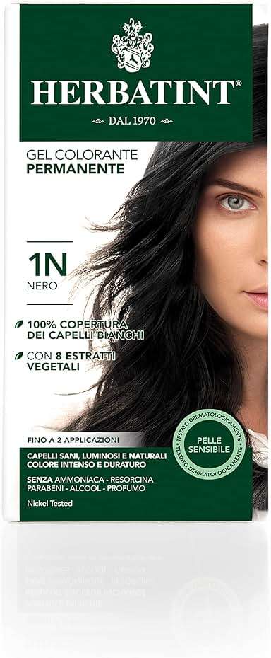 Herbatint Hair Dye 1N Black - Ammonia Free - Image 2