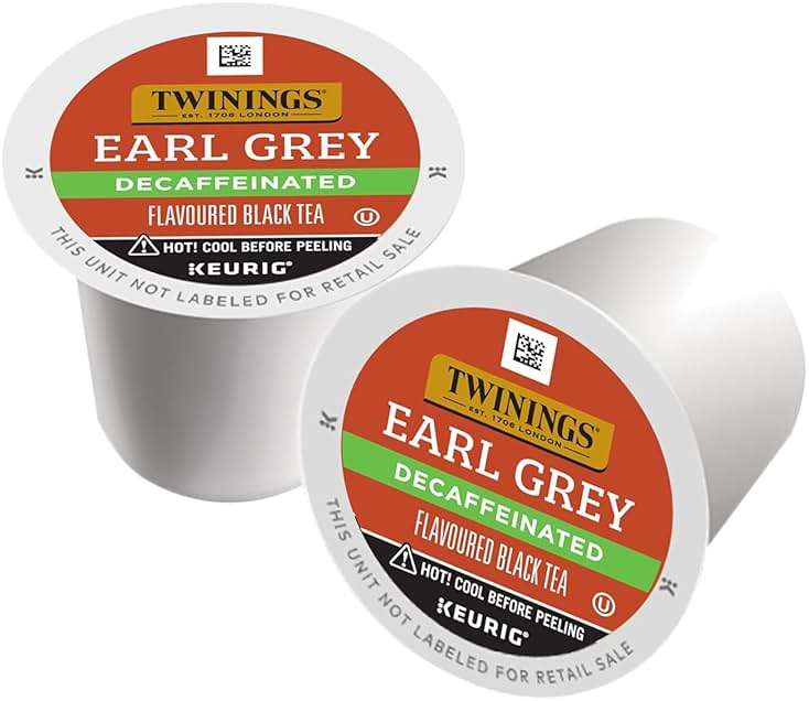 Twinings Decaf Earl Grey K-Cup Pods for Keurig, Decaffeinated Black Tea Flavoured with Citrus and Bergamot, 24 Count (Pack of 2) - Image 3