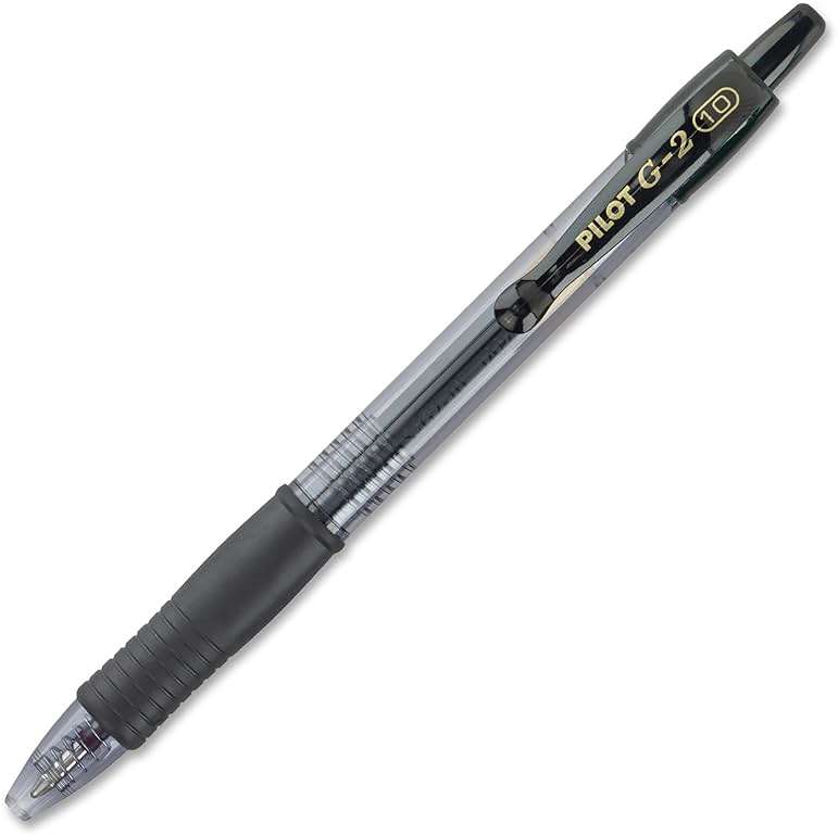 Pilot G2 Premium Refillable & Retractable Rolling Ball Gel Pens, Bold Point, Bold Gel Pens, 1.0mm, Black Ink, 12-Pack - Image 5