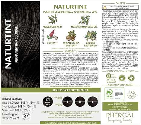 Naturtint 2N Brown Black Permanent Hair Color (Pack of 1), Ammonia Free, Vegan, Cruelty Free, up to 100% Gray Coverage, Long Lasting Results (Packaging may vary) - Image 4