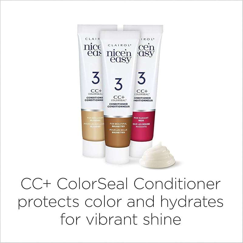 Clairol Nice'n Easy Permanent Hair Dye, 8G Medium Golden Blonde Hair Color, 3 Count - Image 8