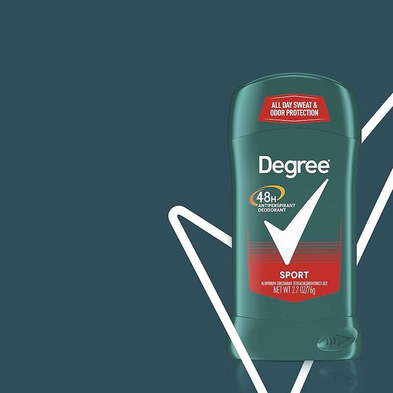 Degree Men Original Protection Antiperspirant Deodorant, Sport, 2.7 oz pack of 6 - Image 9