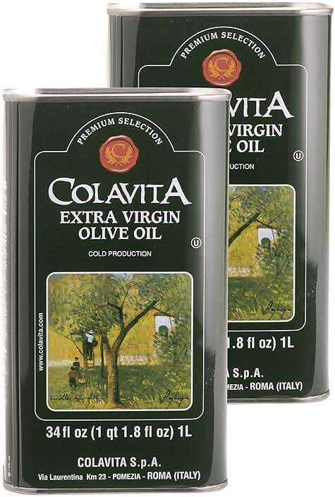 Colavita Premium Selection Extra Virgin Olive Oil 1Lt (34Fl Oz) Tin - Image 3