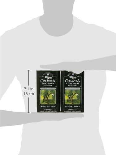 Colavita Premium Selection Extra Virgin Olive Oil 1Lt (34Fl Oz) Tin - Image 7