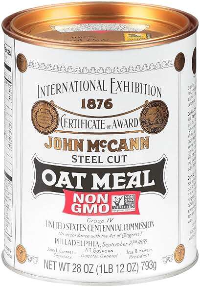 McCann's Irish Oatmeal, Traditional Steel Cut, 28 Ounce (Pack of 4) - Image 1