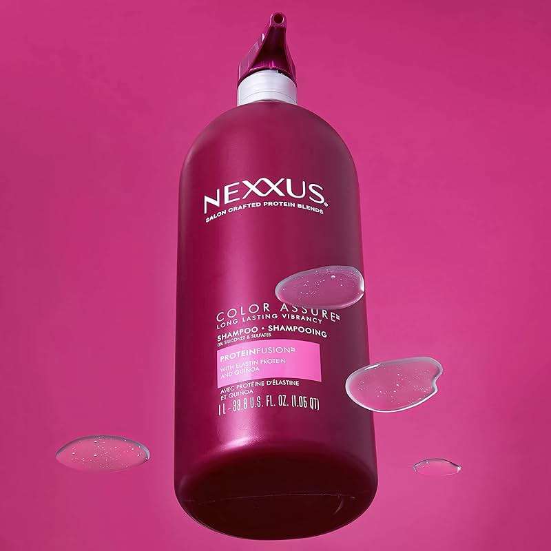 Nexxus Color Assure Shampoo for Vibrancy for Color Treated Hair Powered by Chromabond Sealer with Citric Acid 33.8 - Image 7
