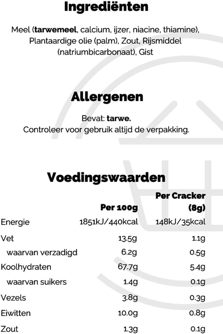 Jacob's Cream Crackers. 200g Pack (Pack of 6) - Image 3