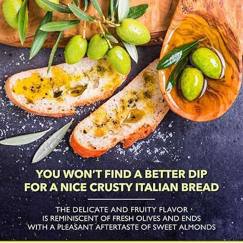 Frantoi Extra Virgin Olive Oil, 33.8 fl oz (1 Liter) – Award-Winning Sicilian EVOO Made from Biancolilla, Nocellara del Belice & Cerasuola Olives – Cold-Pressed within 24 Hours for Fresh, Fruity Flavor [Pack of 2] - Image 5