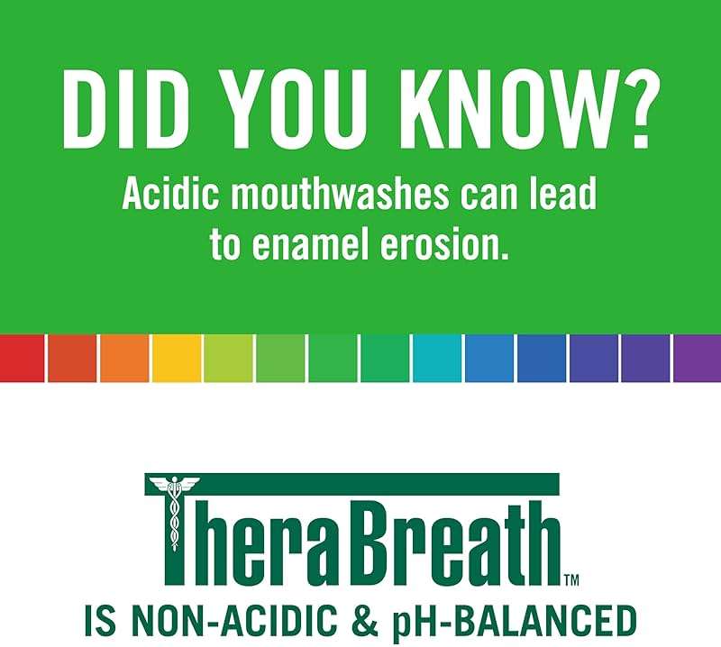 TheraBreath Fresh Breath Mouthwash, Mild Mint Flavor, Alcohol-Free, 16 Fl Oz (2-Pack) - Image 5