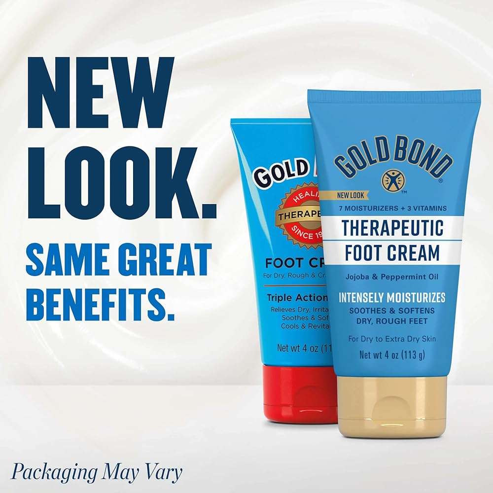 Gold Bond Foot Cream Triple Action 4 Oz (3 Pack) - Image 2