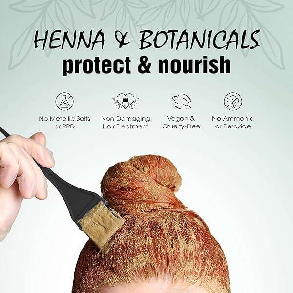 Light Mountain Henna Hair Color & Conditioner - Red Hair Dye for Men/Women, Organic Henna Leaf Powder and Botanicals, Chemical-Free, Semi-Permanent Hair Color, 4 Oz (Pack of 3) - Image 6