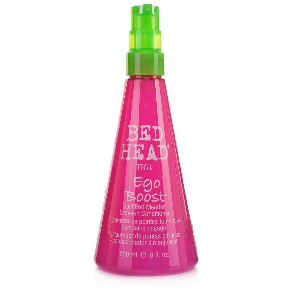 TIGI Bed Head Leave-In Conditioner, Split End Mender, Ego Boost 2-Pack – Split Ends Treatment for Dry, Damaged Hair, Fruit & Berries Fragrance, 8 Oz Ea - Image 1
