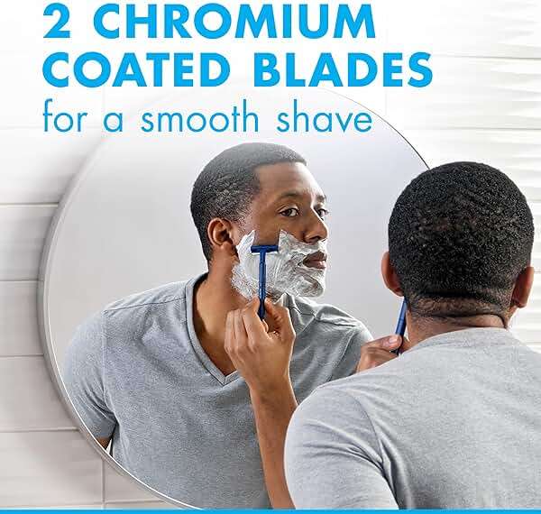 Gillette Sensor2 Men's Disposable Razor, 12 Count (Pack of 3), Blue - Image 3