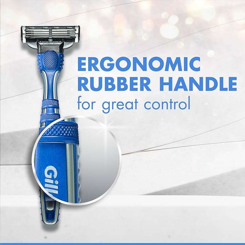 Gillette Mach3 Men's Disposable Razors, 3 Count - Image 6