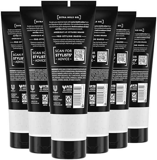 TRESemmé Extra Hold Hair Gel Pack of 6 Alcohol-Free for 24-Hour Frizz Control and Humidity Protection 9 oz - Image 2
