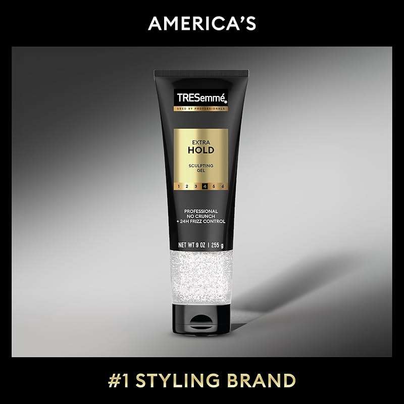 TRESemmé Extra Hold Hair Gel Pack of 6 Alcohol-Free for 24-Hour Frizz Control and Humidity Protection 9 oz - Image 4